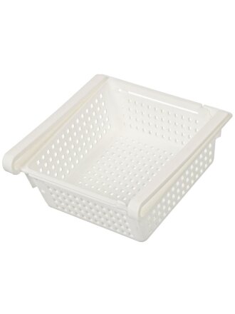 Органайзер для холодильника, 20х19.7х7.7 см, раздвижной, белый, Violet, Лофт, 730206