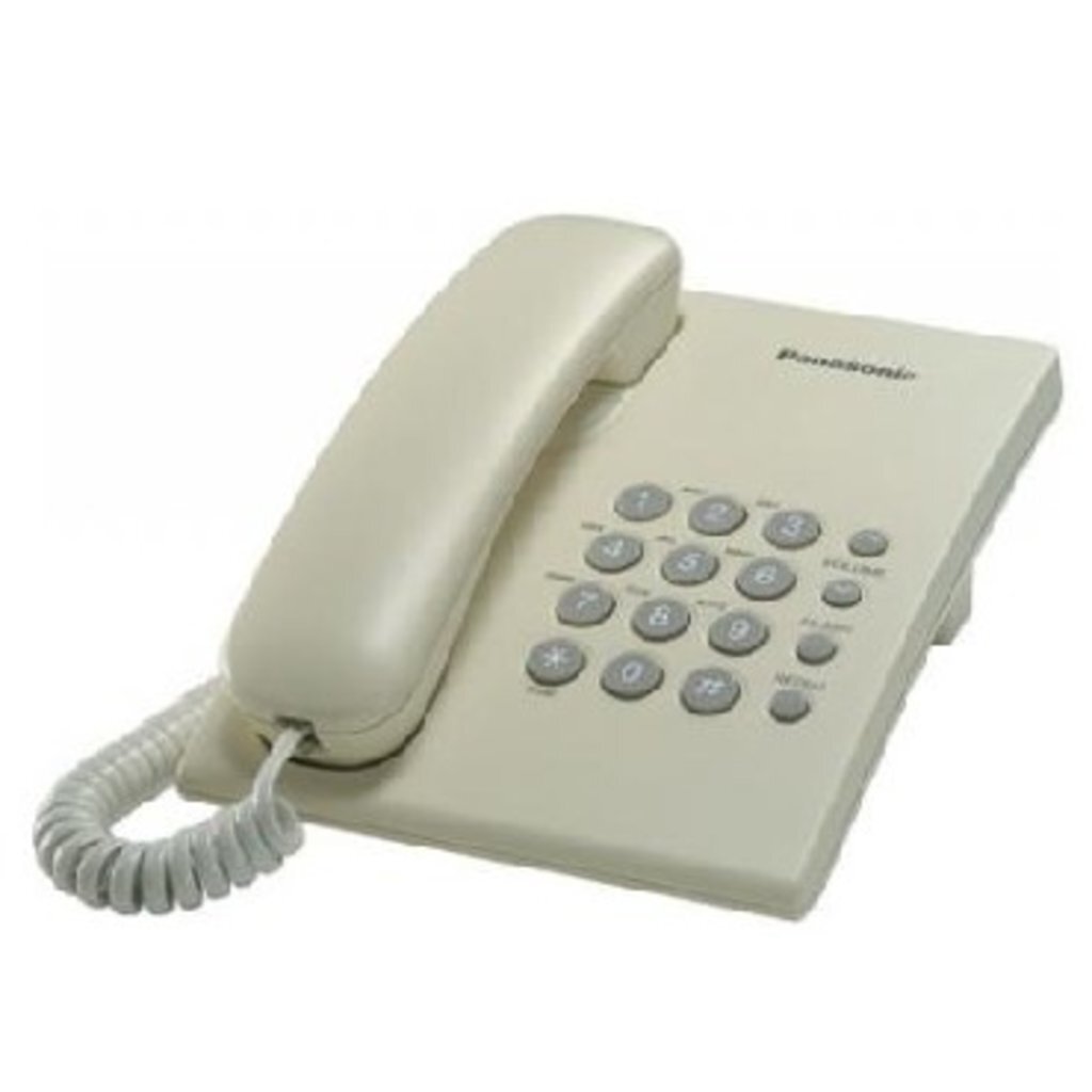 Телефон проводной PANASONIC KX-TS2350RUJ