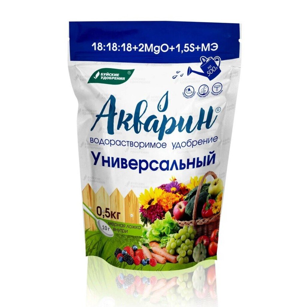 Удобрение Акварин, универсальное, 500 г, БХЗ