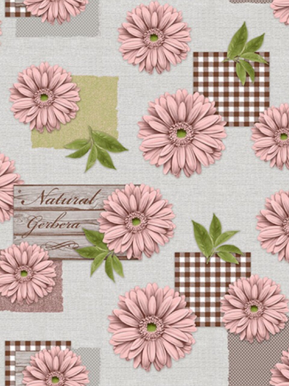 Клеенка Колорит, Перфект Мажор, 1.3х20 м, ПВХ на нетканой основе, 621/15