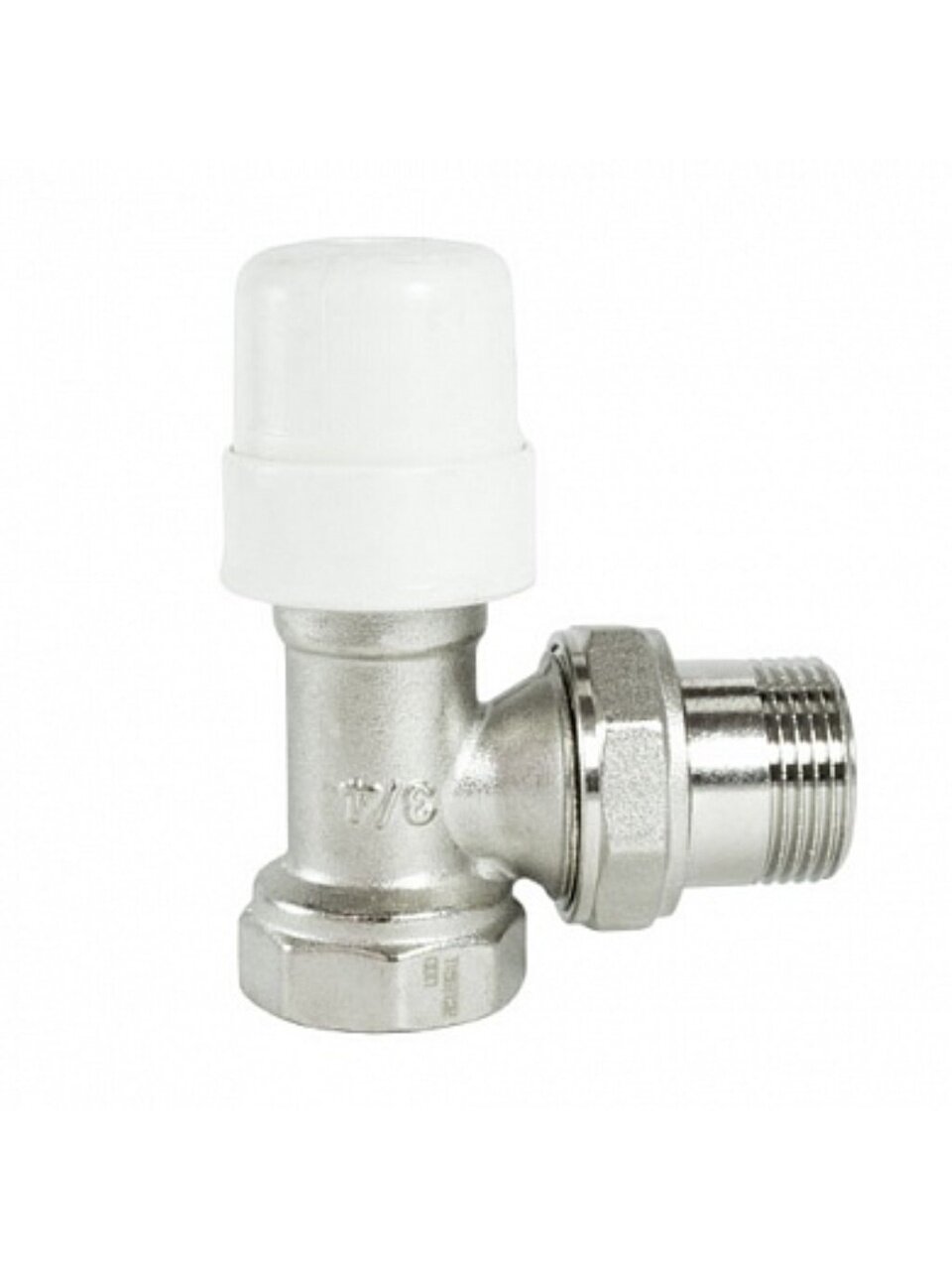 Термостатический клапан латунь, 3/4&amp;quot;, угловой, STI