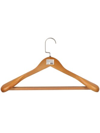 Вешалка-плечики для одежды, 45х6 см, дерево, светлое дерево, BS44-55FGDC
