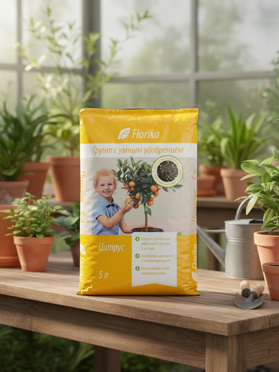 Грунт Цитрус, 5 л, Florika