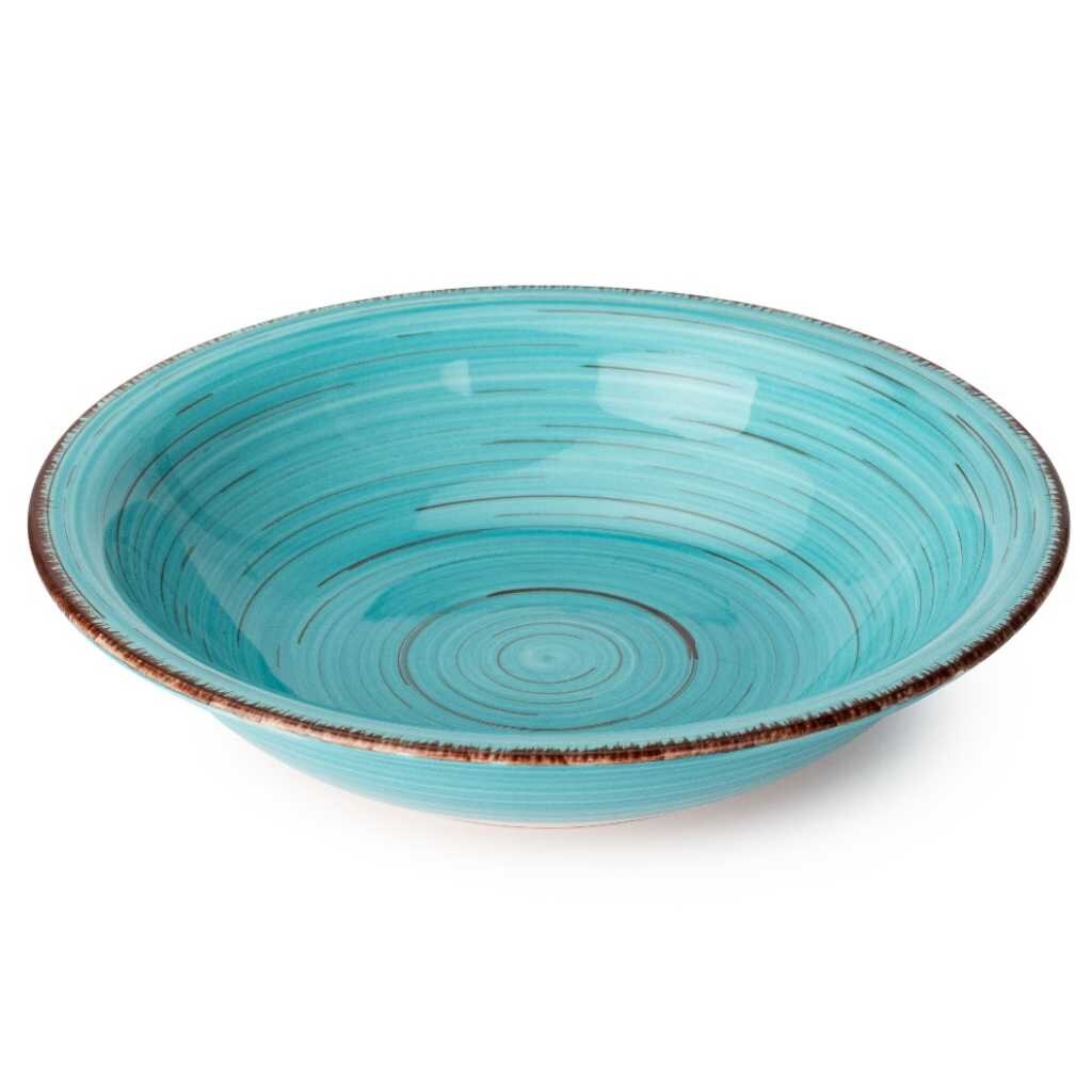 Тарелка суповая, керамика, 21 см, круглая, Laguna, Domenik, DM6002/DM6002-1 суповая тарелка billibarri