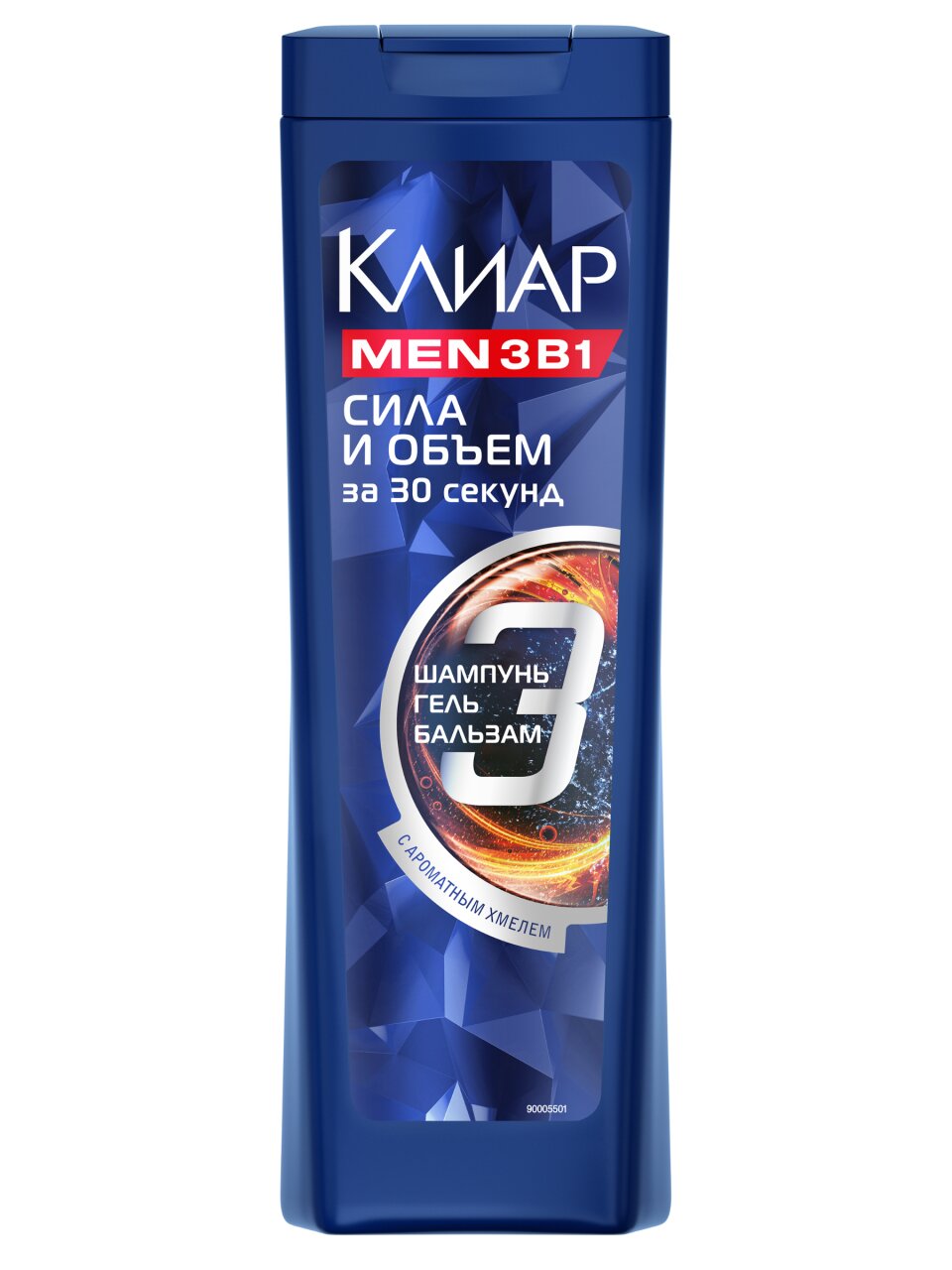 Шампунь Клиар, 3в1 Объем и сила, для всех типов волос, для мужчин, 400 мл