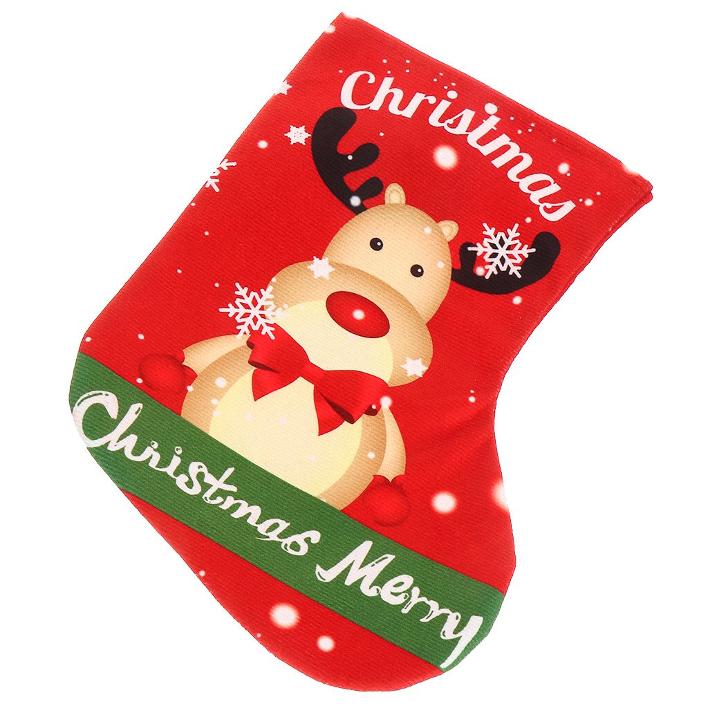 Носок новогодний 27х19 см, SYSDWA- 1123155 венок рождественский 40 см с шишками заснеженный syhha 0823076
