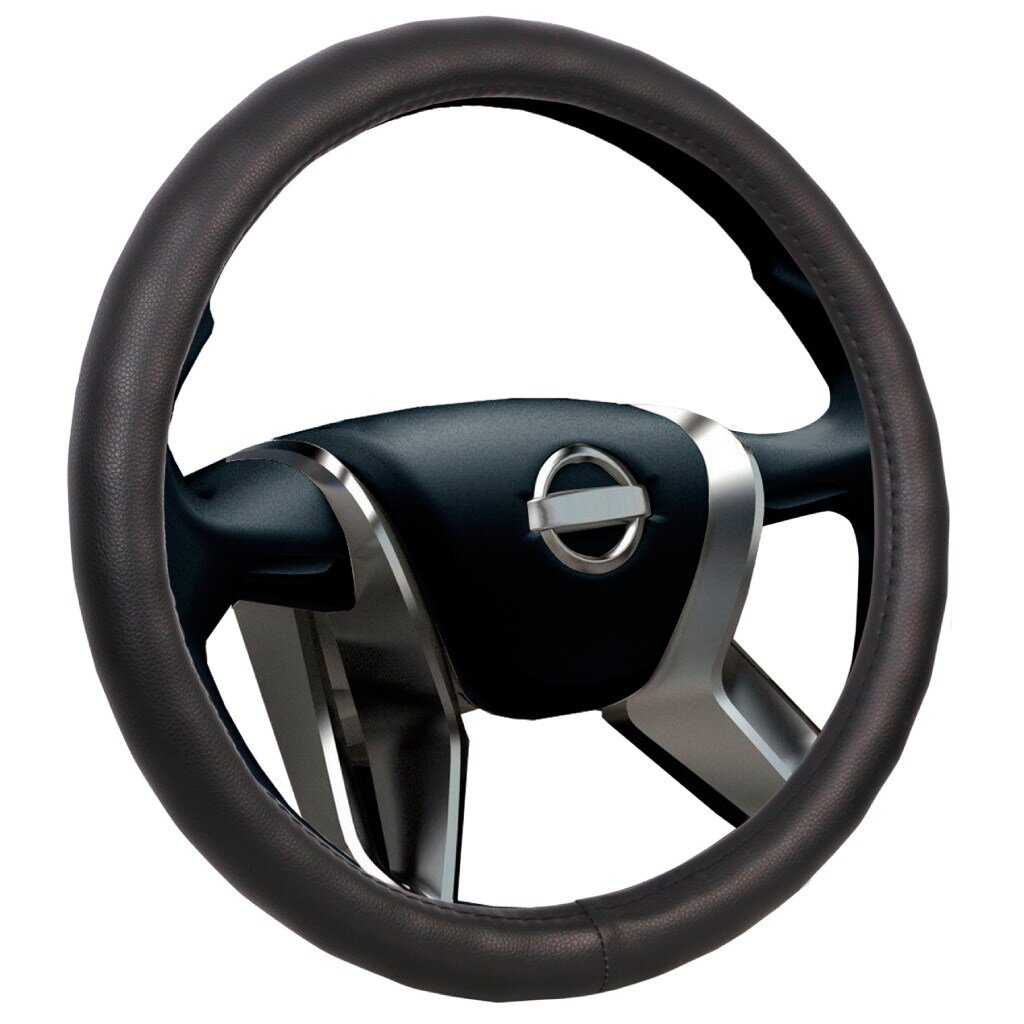 Оплетка на руль Voin Classik, OPLV0801, эко кожа, диаметр 38 см, М, черная столик дорожный на руль спинку сиденья