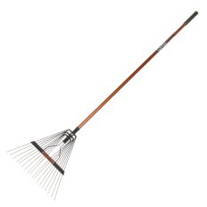 Грабли веерные, 18 зуб, металл, 43 см, Kopper Tools, черенок дюралюминиевый, ФИ.076-03