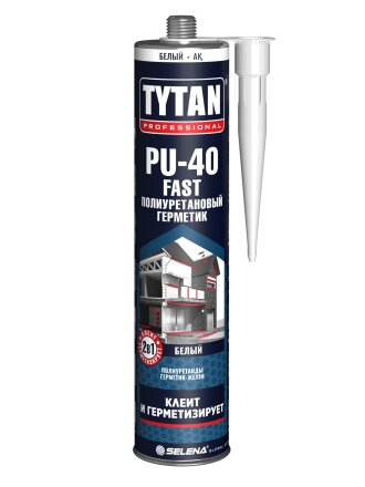 Герметик полиуретановый, Tytan, PU 40, 66244/16791/35780, 310 мл, белый