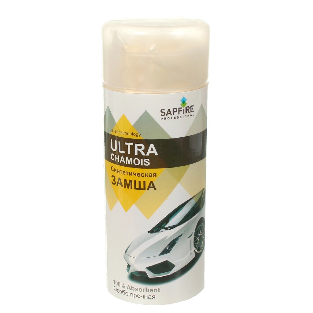 Салфетка замша особо прочная ULTRA chamois Sapfire SZH-0800