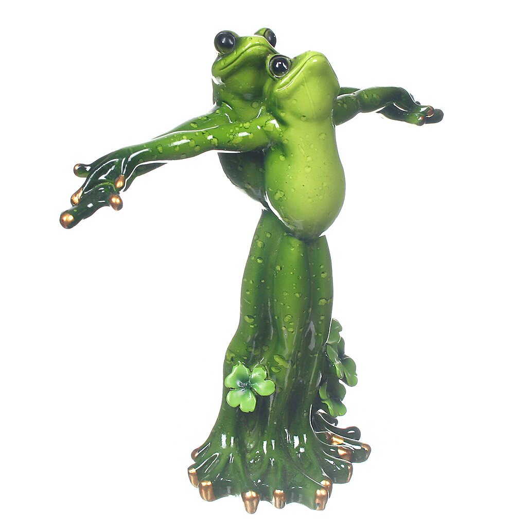 Фигурка декоративная Лягушки-квакушки, 19.5х7 см, 3400141