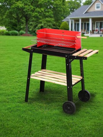 Мангал 830х330х365 мм, 1 мм, гриль, сталь, T2022-7066