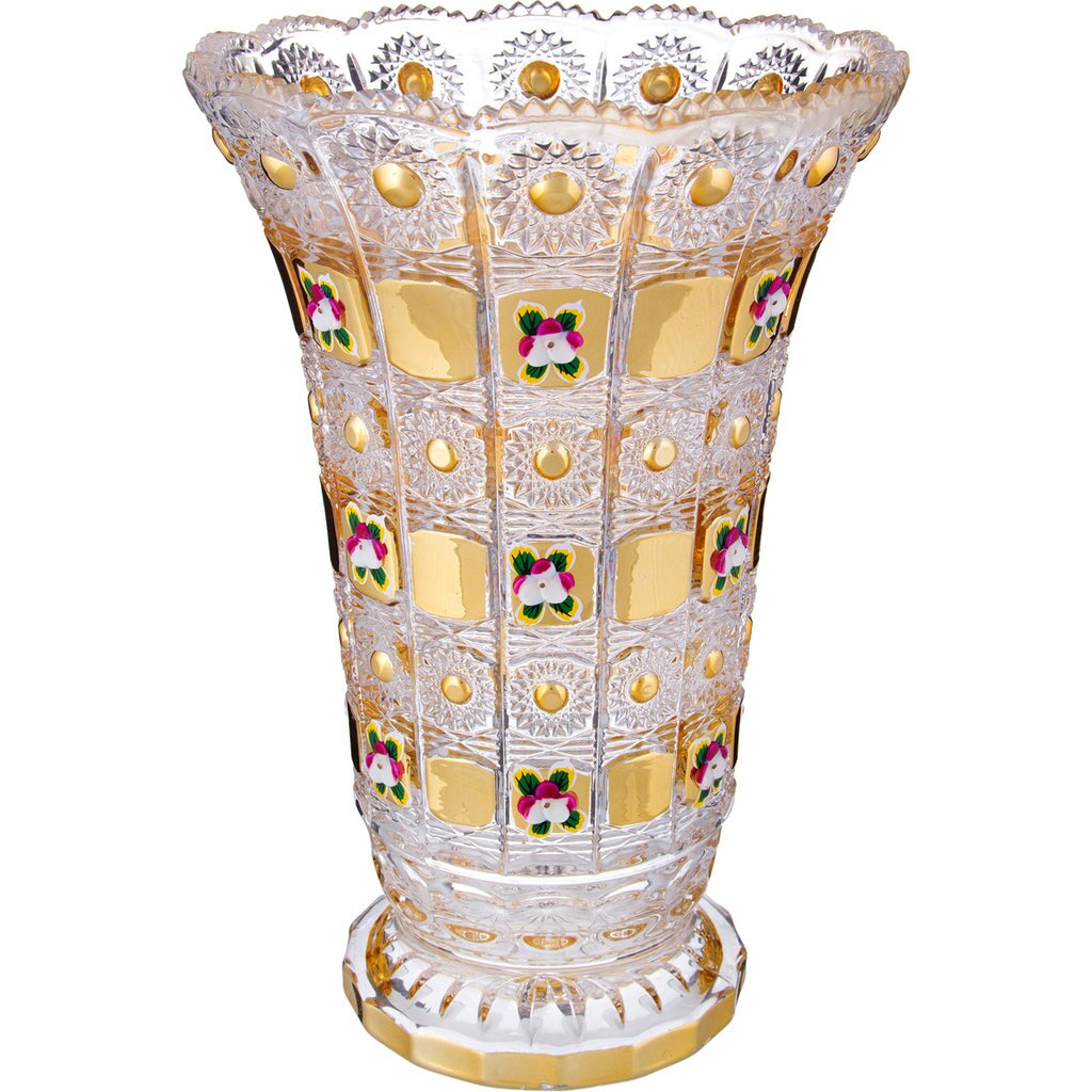Ваза Lefard gold glass диаметр: 17 см. высота: 25 см, 195-125