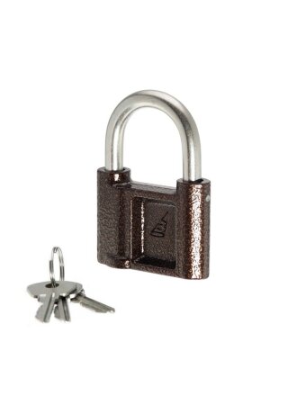 Замок навесной Зенит, ВС1.02, БП-00011556, блистер, цилиндровый, бронза, 70 мм, 3 ключа