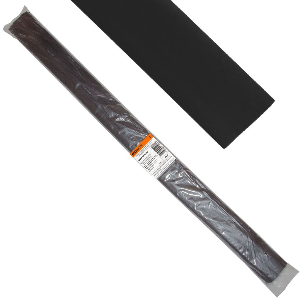 Термоусаживаемая трубка 20/10 мм, черный, по 1м, 50 м/упаковка, TDM Electric, SQ0518-0256