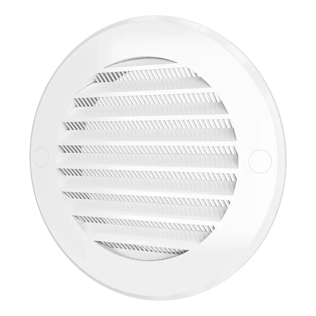 Решетка вентиляционная пластик, установочный диаметр 100 мм, с сеткой, ERA, 10РКС