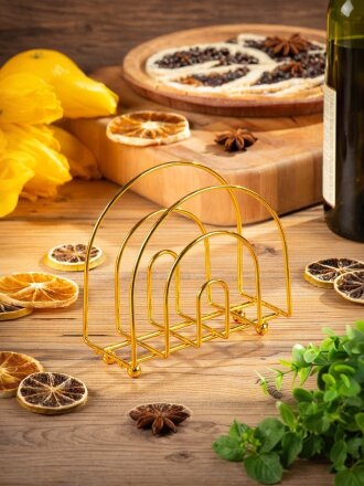 Салфетница металл, 13х6.5х12.5 см, Y4-8023