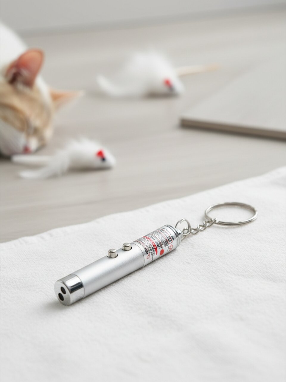 Лазерная указка для животных, на батарейках, 6 см, Y4-11432