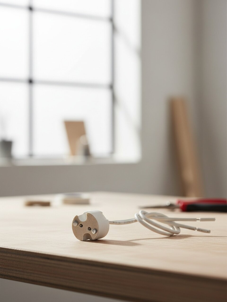 Патрон GU4-GU5.3, подвесной, UNIVersal, провод 15 см, 2А, 250В