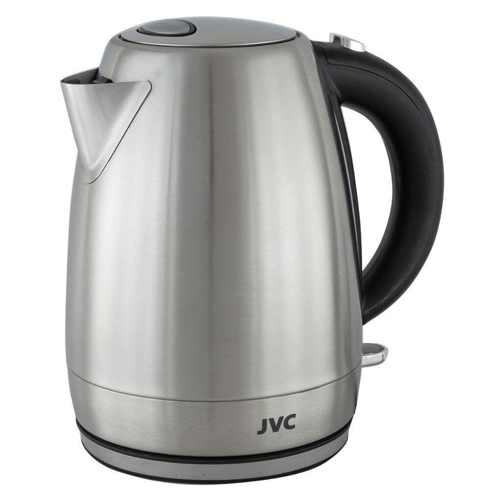 Чайник электрический JVC, JK-KE1719, 1.7 л, 2200 Вт, скрытый нагревательный элемент, нержавеющая сталь, пластик чайник заварочный нержавеющая сталь 1 л с ситечком taller саймон tr 11345