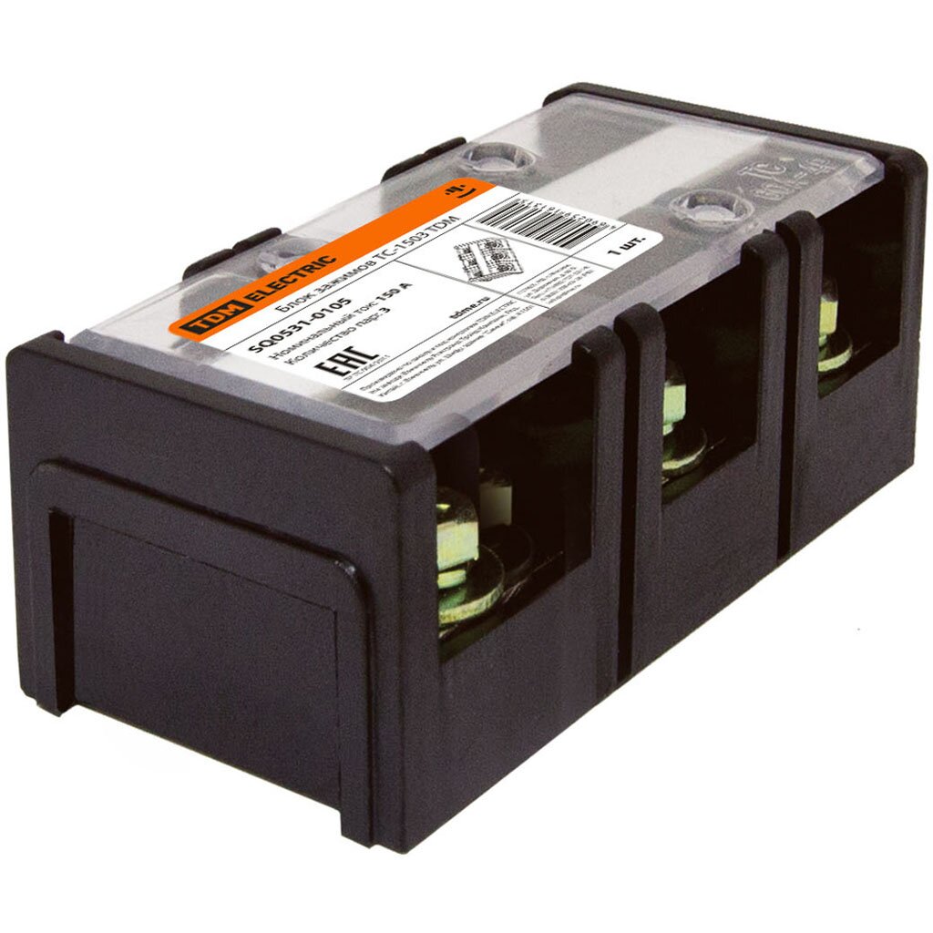 Блок зажимов ТС-1503, TDM Electric, SQ0531-0105 вакуумный упаковщик kitfort kt 1503 2 black