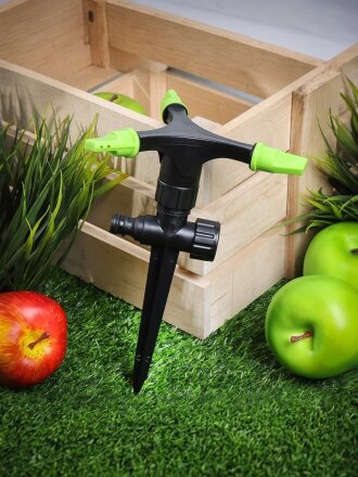 Разбрызгиватель трехлепестковый, на ножке, быстросъемный, Grandy, JS-356