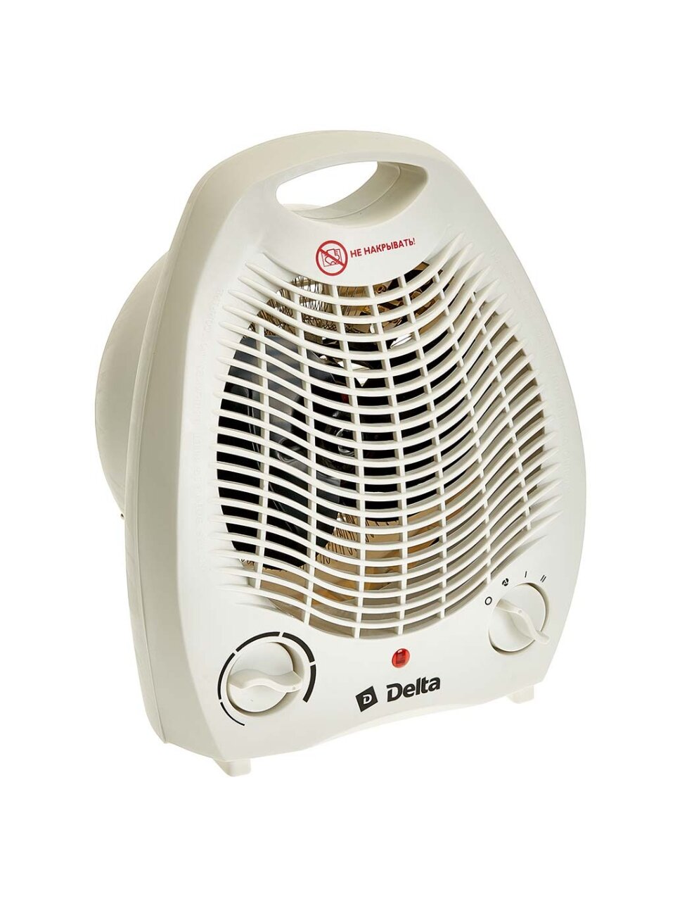 Тепловентилятор Delta, D-608, напольный, 2 кВт, 20 м2, спиральный, белый