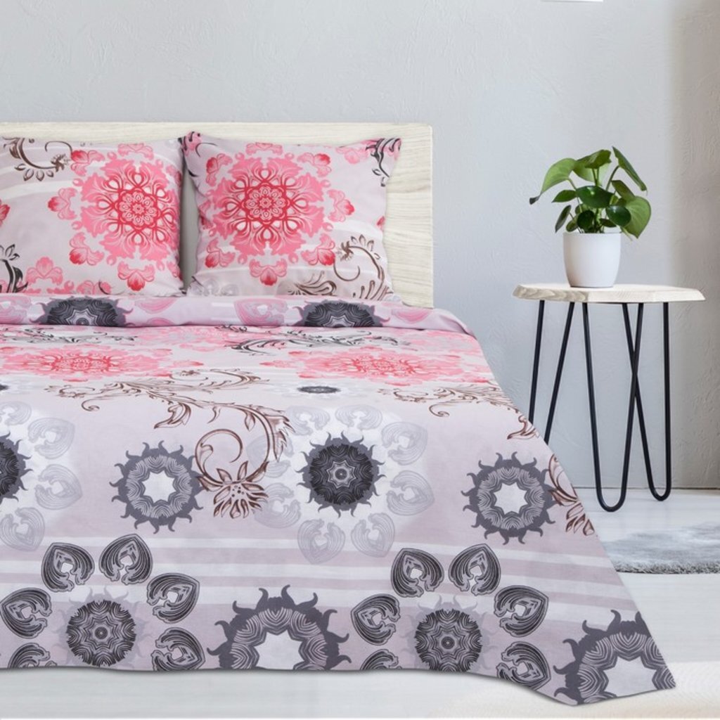 Постельное бельё &amp;quot;Этель&amp;quot; евро &amp;quot;Ажур&amp;quot;, размер 200х217 см, 240*220 см, 70*70 см-2 шт., 1117688