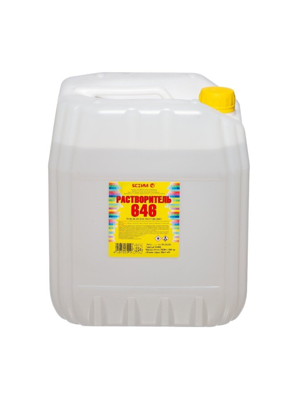 Растворитель 646, 10 л, Ясхим, ТУ