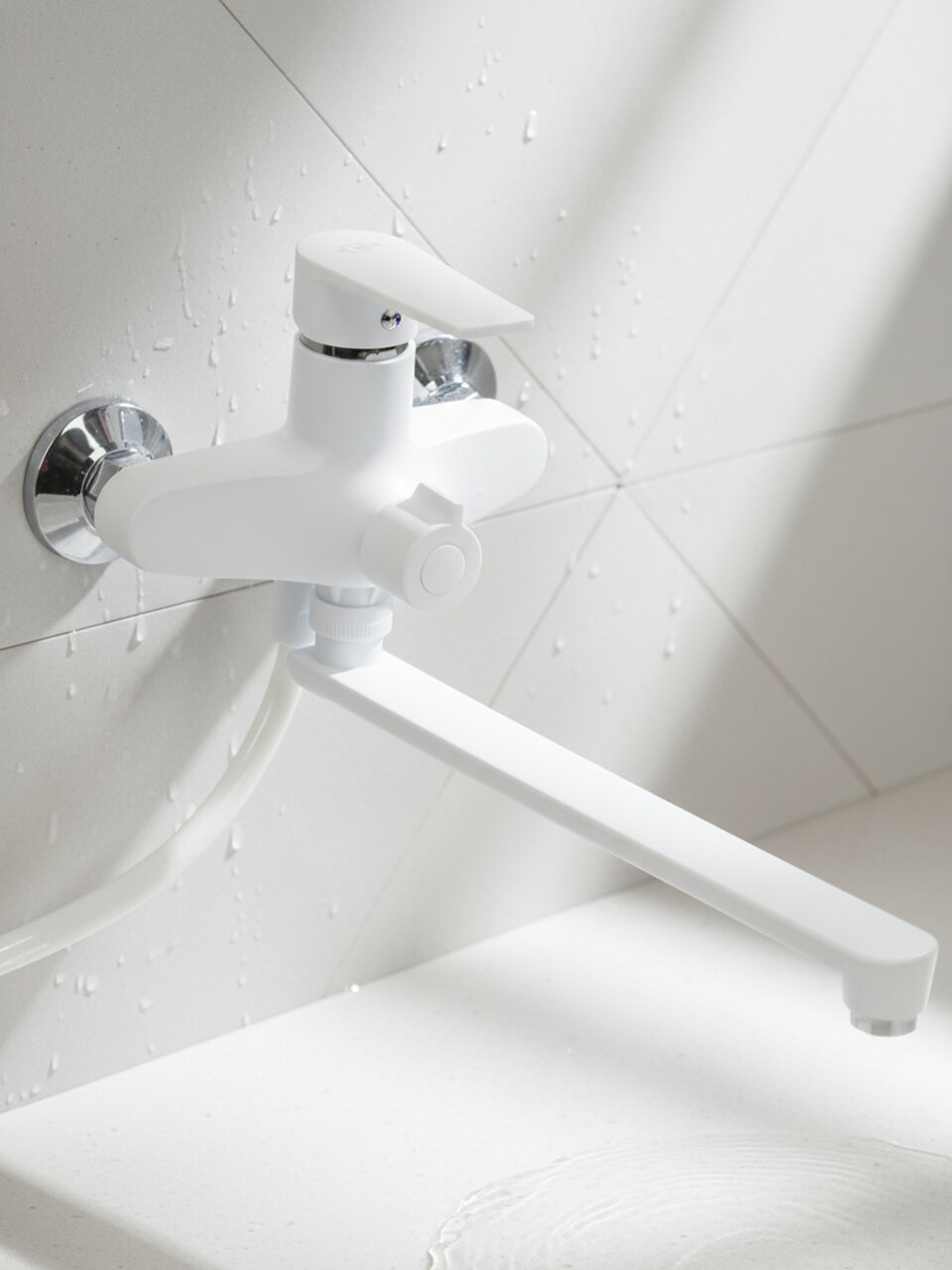 Смеситель для ванны, Solone, с картриджем, пластиковый корпус, PLA-7201