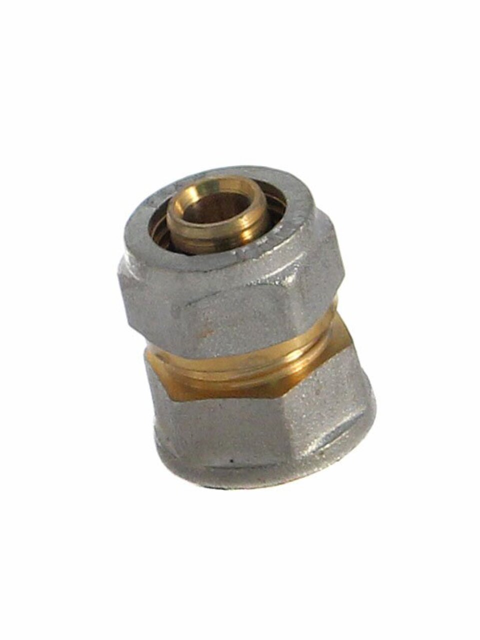 Металлопластиковая муфта d16х1/2'', с цангой и гайкой, Frap, F305.1604