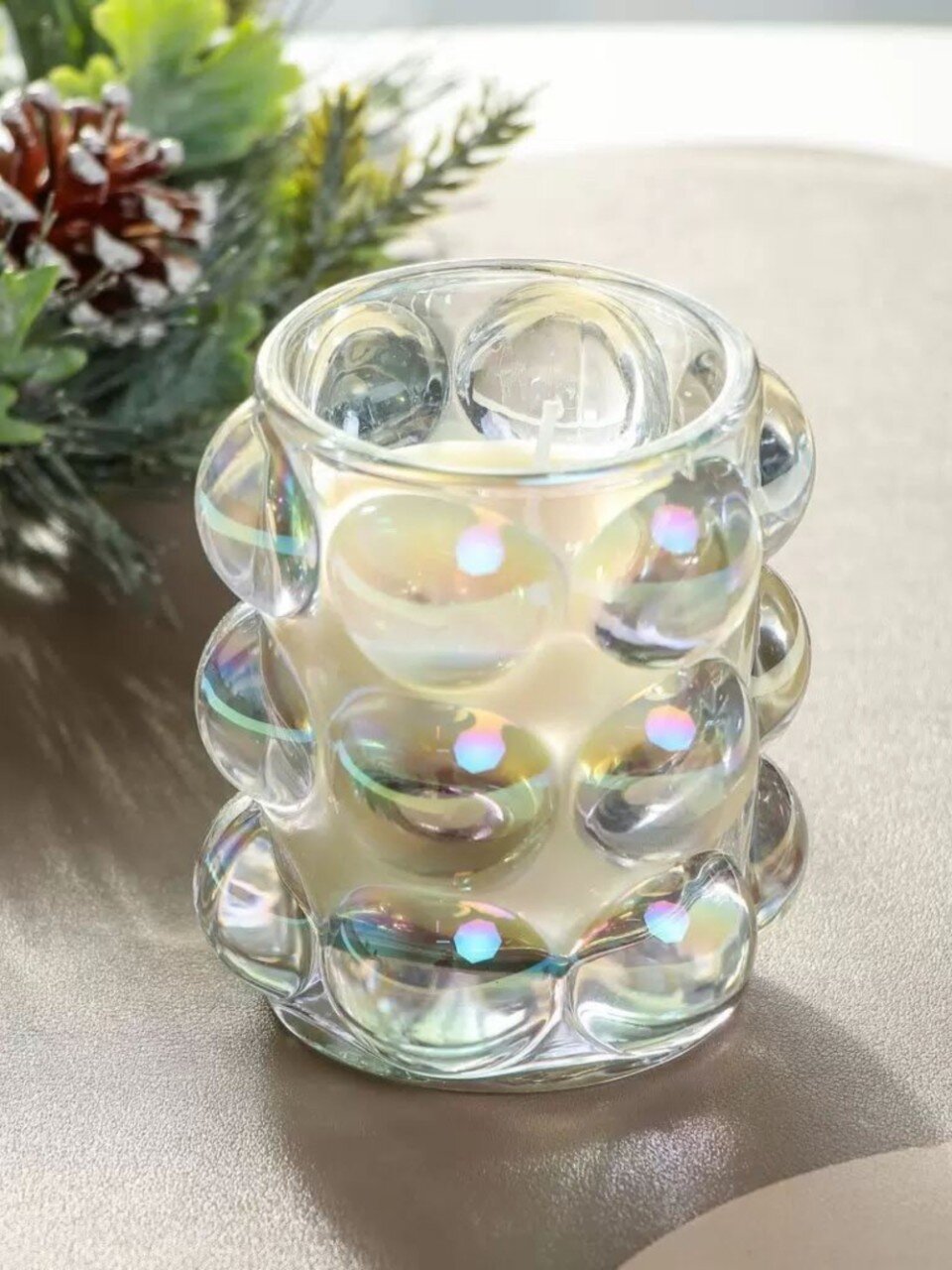 Свеча декоративная, 9х6.9 см, ароматизированная, в стакане, A330093