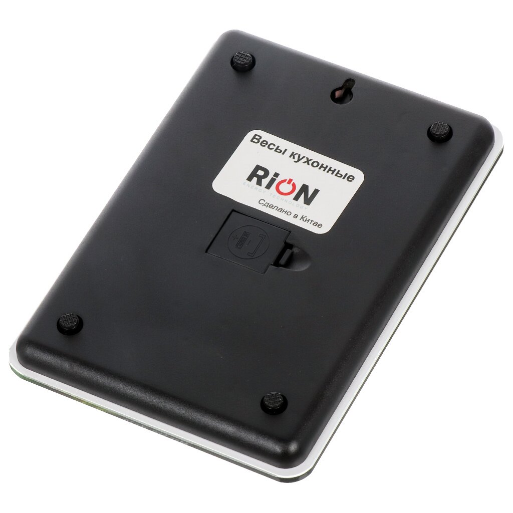 Весы кухонные электронные, стекло, Rion, Черника, точность 1 г, до 5 кг, LCD-дисплей, PT-893