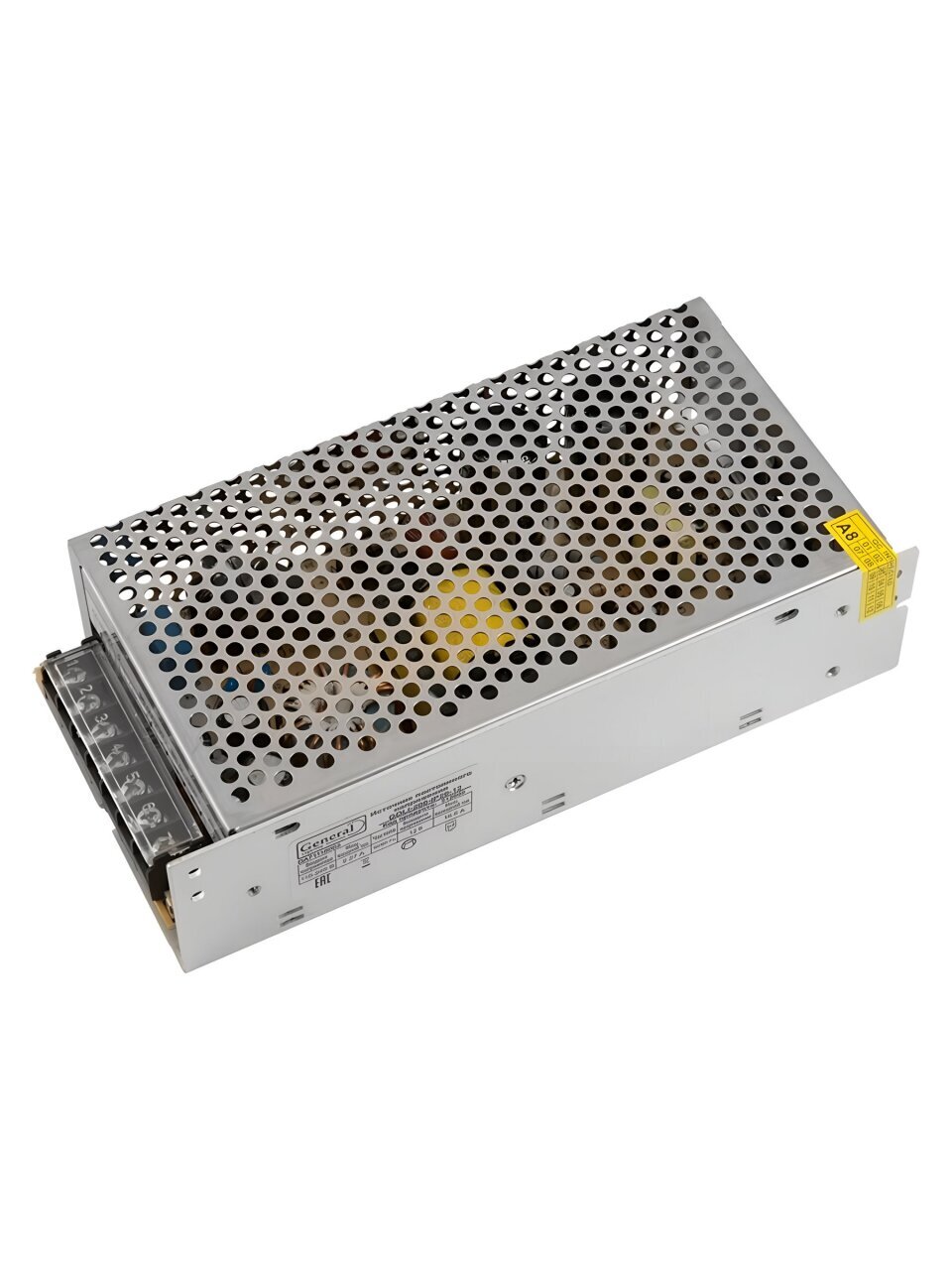 Драйвер светодиодный IP20, 250 Вт, для лент 12В, 200х110х50 мм, General Lighting Systems, GDLI-250ВТ-IP20-12В, 512900