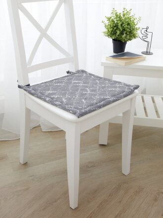 Сиденье мягкое 100% хлопок, 40х40 см, Verossa, Серебряный век Вид 1