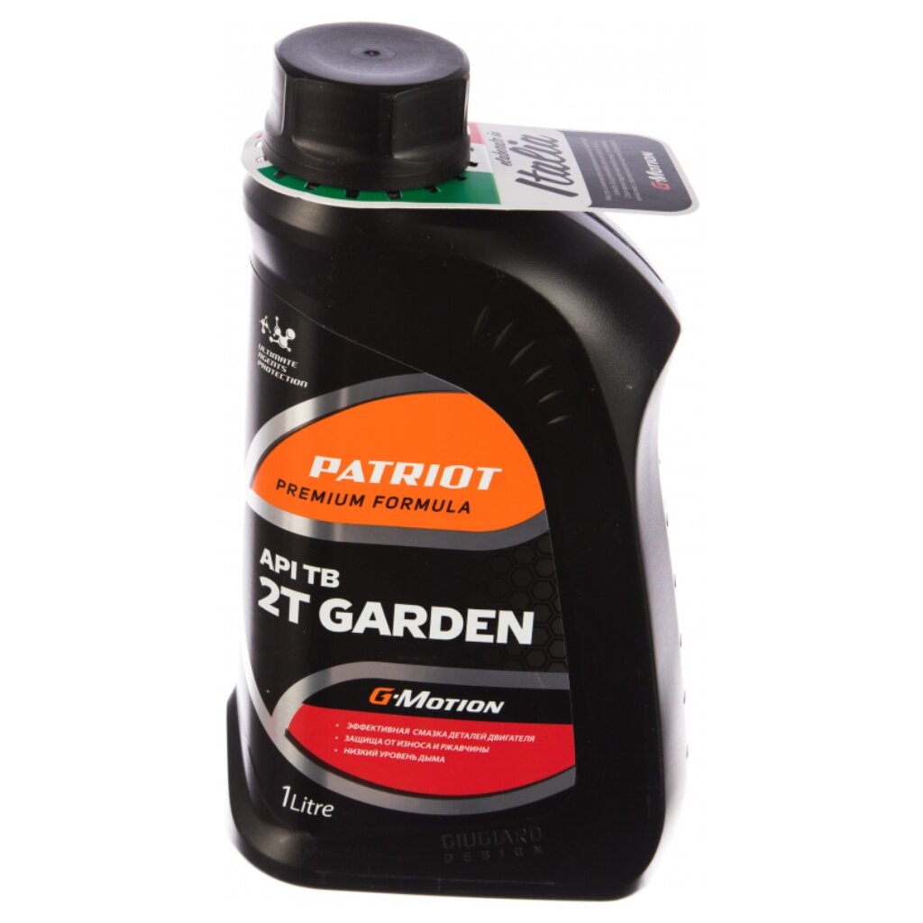 Масло машинное минеральное для двухтактного двигателя Patriot Garden G-Motion 2T 1 л 850030300 689₽