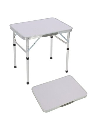 Стол складной алюминий, прямоугольный, 60х45х56 см, столешница МДФ, Ecos, TD-03, 993026