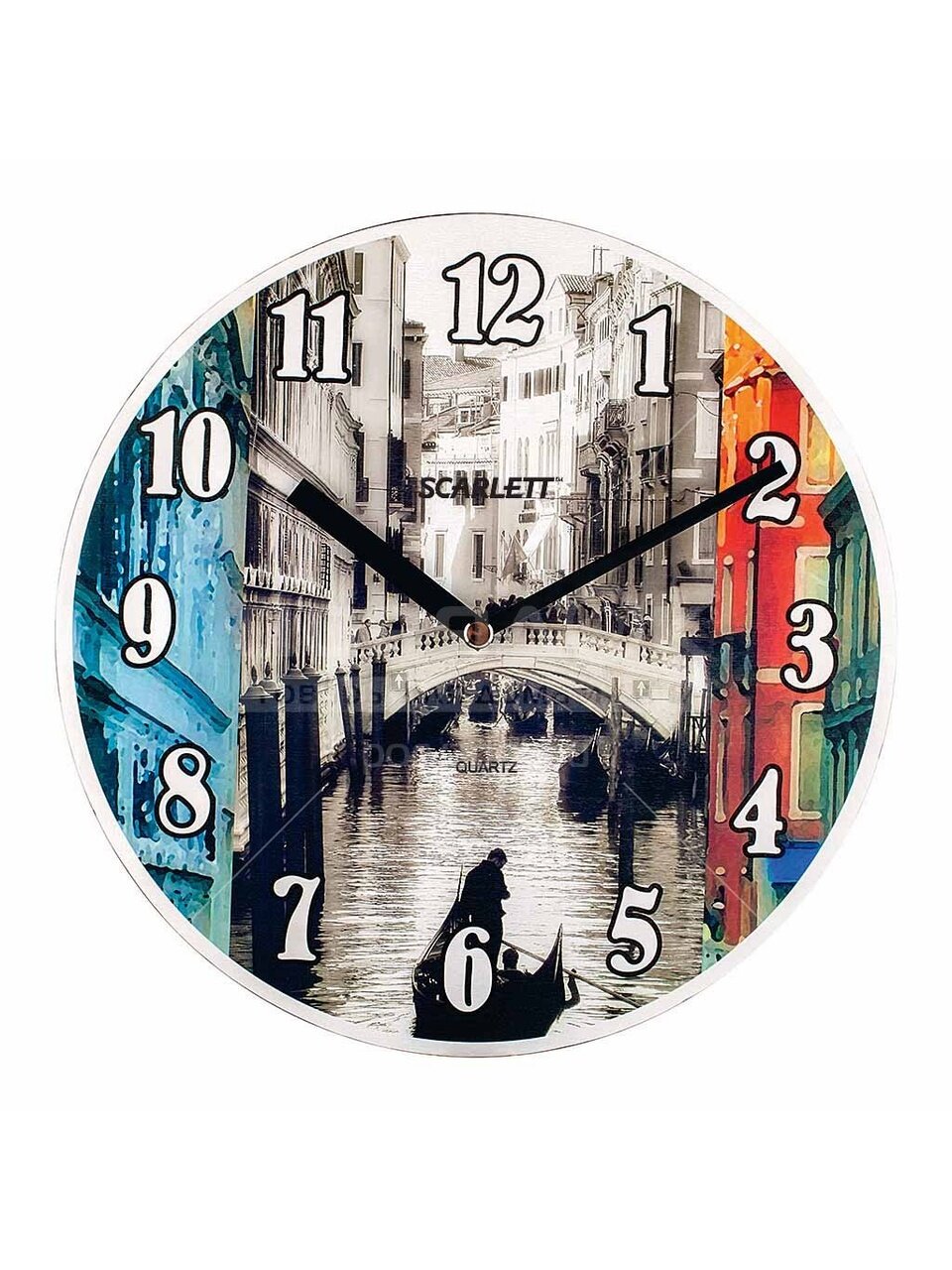 Часы настен. SCARLETT SC-25VN Венеция, плавный ход