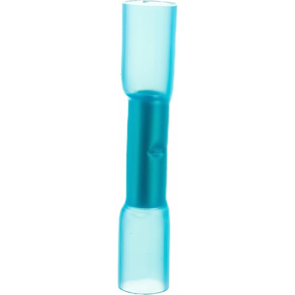 Соединительная гильза 2 отверстия, нейлон, синяя, Термо (ГСИ-т 2.5/ГСИ-т 1,5-2,5), 37 мм, 1.5-2.5 мм², Rexant, 08-0724 соединительная изолированная гильза stekker