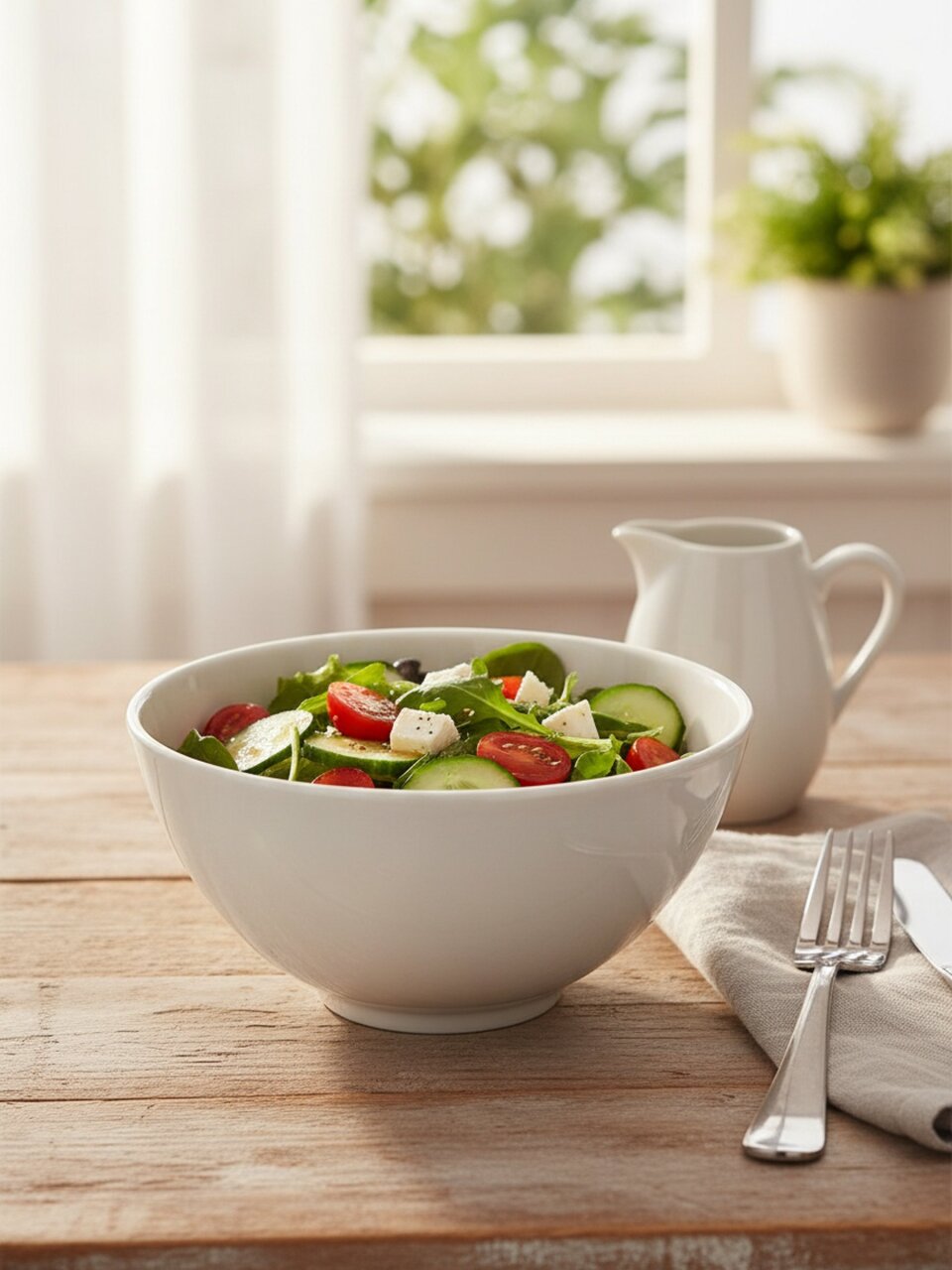 Пиала фарфор, круглая, 0.75 л, Белая, Дулевский фарфор, 10644