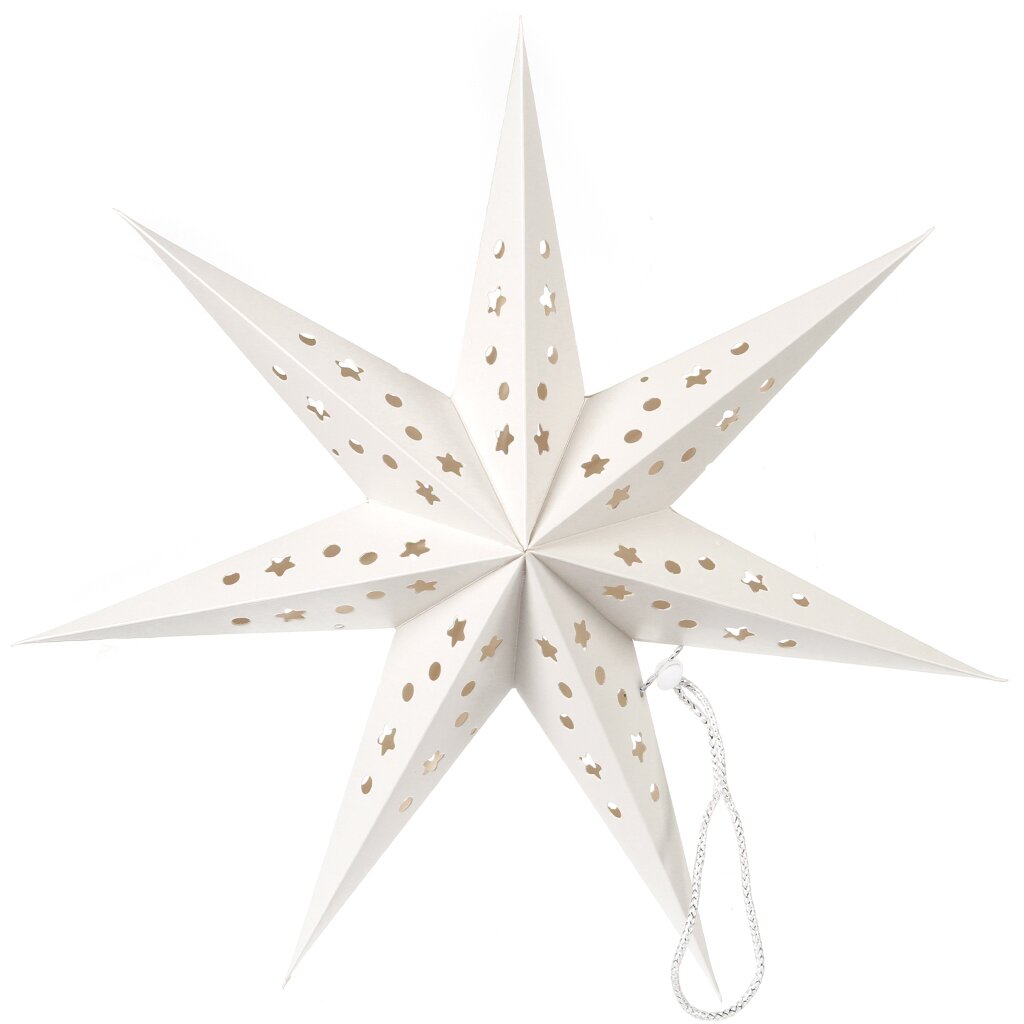 Елочное украшение Звезда, белое, 45 см, SYZWX-202288 декомпрессия мультяшные игрушки сжать игрушки подарки снятие стресса дети рождественские подарки