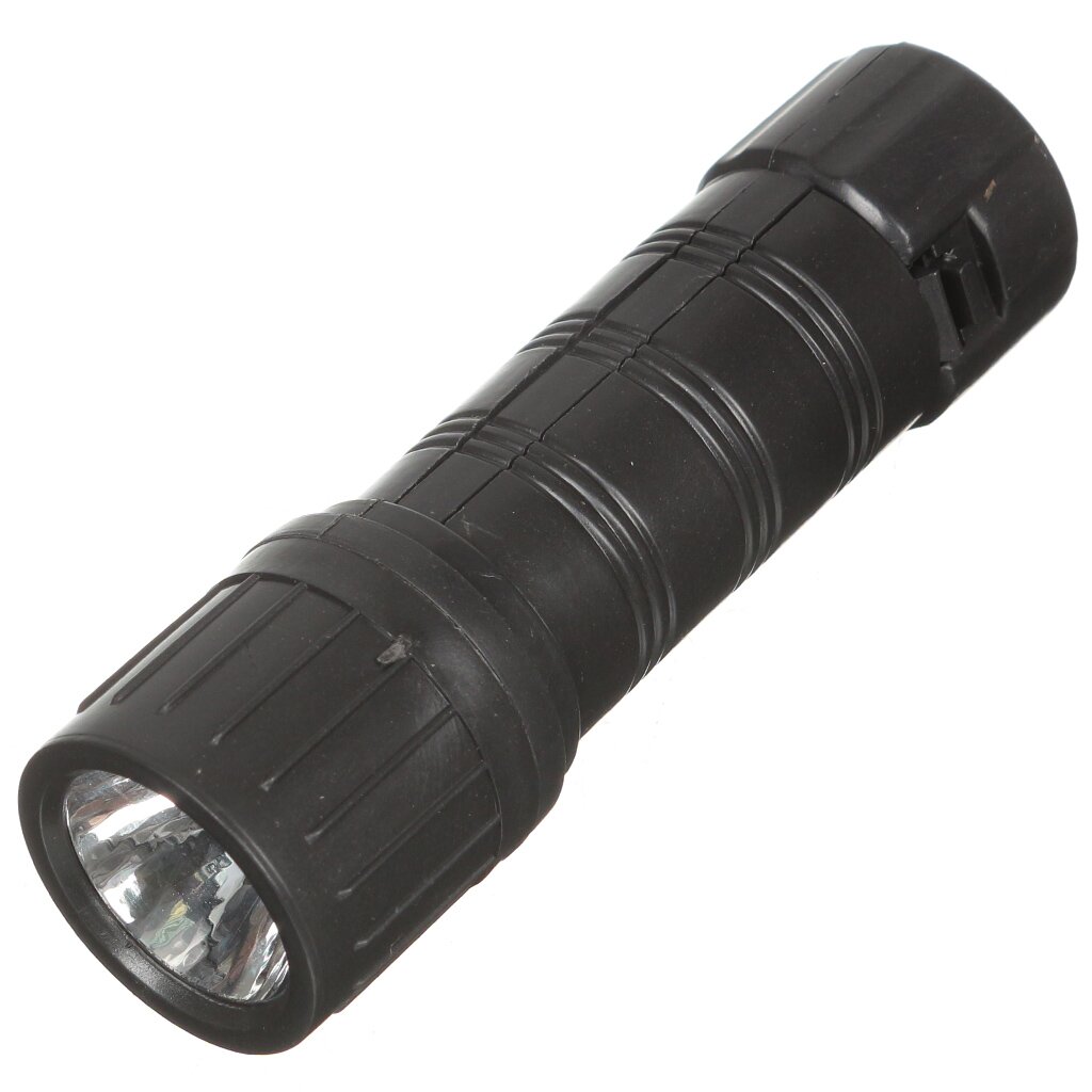 Фонарь ручной, Ultraflash, 7102-ТН, пластик, черный, 11788 прожектор ultraflash