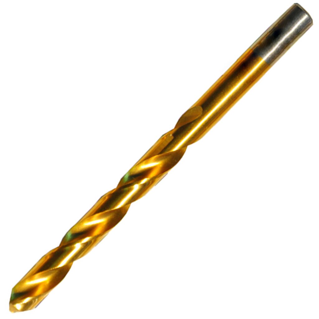 Сверло по металлу, с титановым покрытием, Haisser, диаметр 11 мм, HS111022 ножницы по металлу пряморежущие 270 мм двухкомпонентная ручка gross piranha 78329