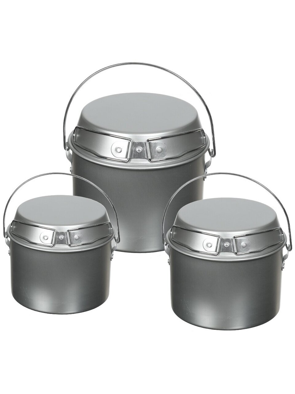 Набор котелков походный, 3 предмета, 1, 2, 3 л, Ecos, Camp-S1, 991008