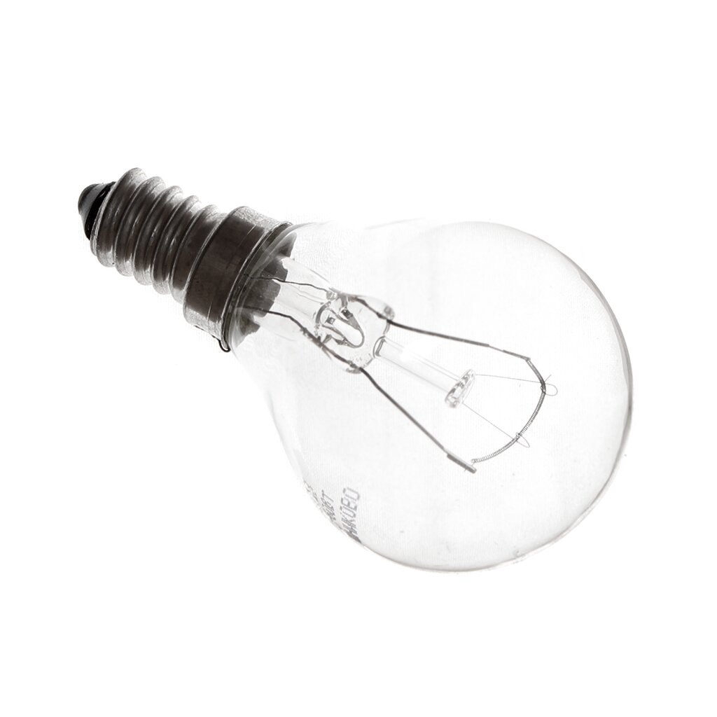 Лампа накаливания E14, 40 Вт, шар, Калашниково, ДШ 230-40 Р45, Б 230-40