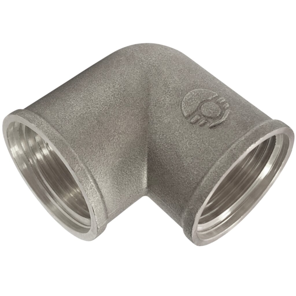Уголок 1/2&quot;, г-г, никель, индивидуальная упаковка, Valfex