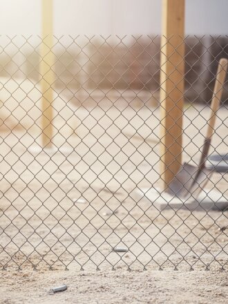 Сетка рабица металл, ячейка 35 х 35 мм, 150х1000 см, диаметр проволоки 1.5 мм, загнутые края, оцинкованная