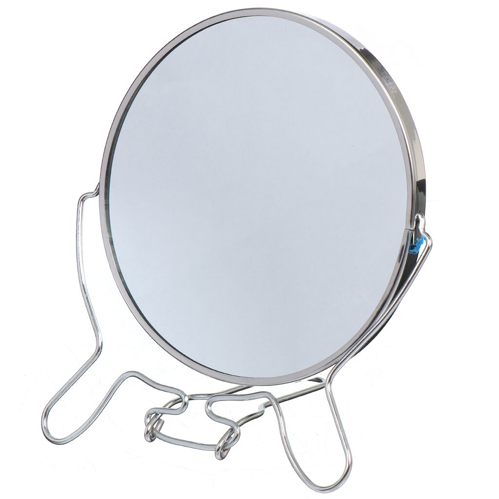 Зеркало настольное круглое JC-9295, 14.5 см, двустороннее