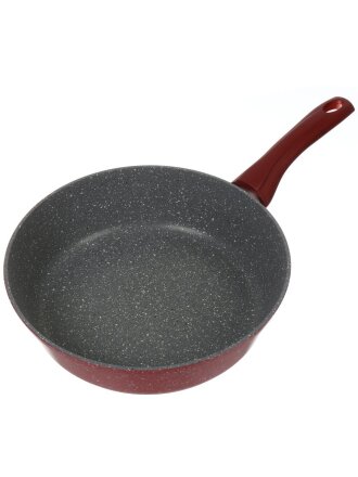 Сковорода литой алюминий, 26 см, антипригарное покрытие, Горница, Сomfort Брусника, индукция, ГКс261и