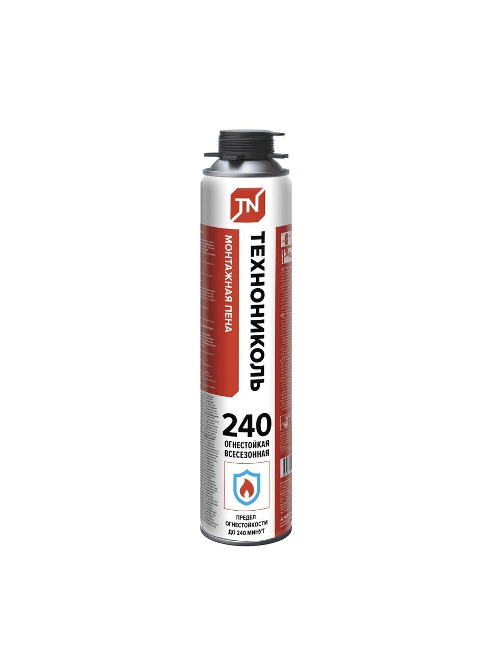 Пена монтажная Технониколь, 240 Professional, профессиональная, 47 л, 1 л, огнестойкая, 528380